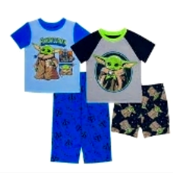 Star Wars Kids Pajamas 4 pieces size 6 - Picture 1 of 1
